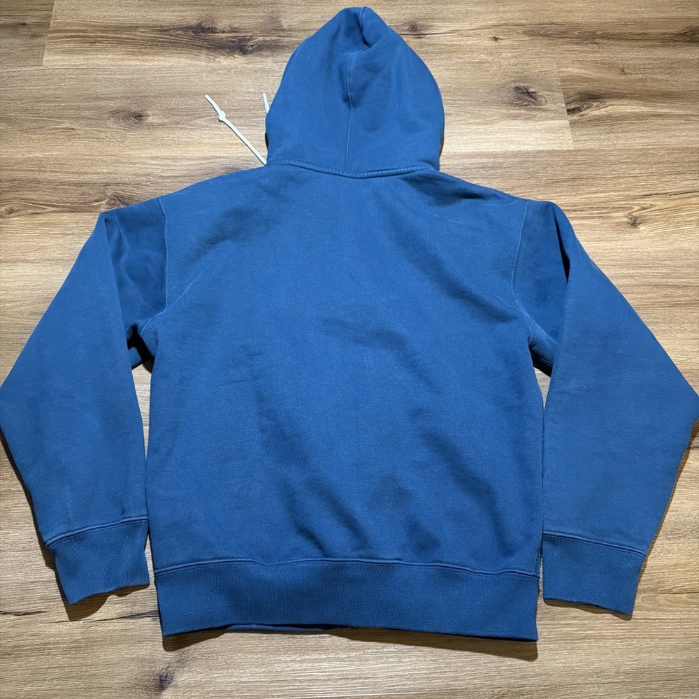 Nike Lab Men's SMALL Solo Swoosh‎ Full-Zip Heavy Hoodie Valerian Blue DR0403-460 - Picture 15 of 15